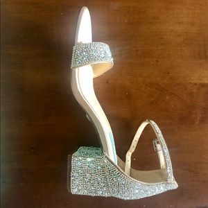 Brand New Betsey Johnson Champagne Heels